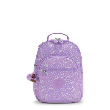 Kipling Seoul Small Printed Tablet Reppu Violetit | FI 1613VR